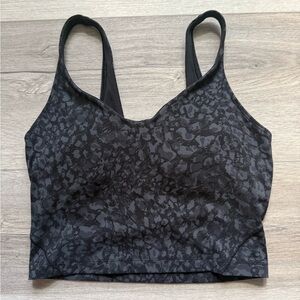 Lululemon align tank black cheetah